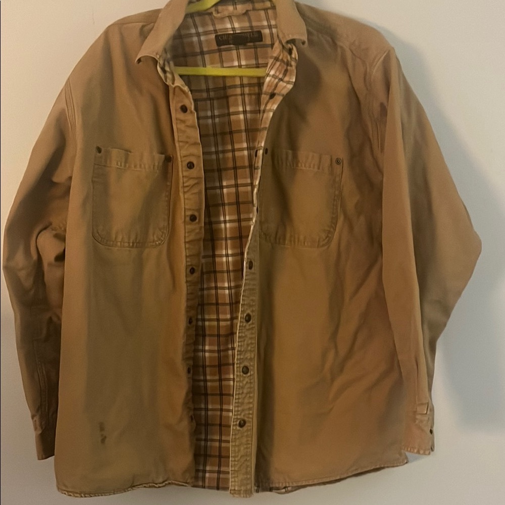 Chesterfield Button Up Beige Jacket